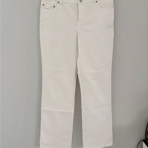 Lilly Pulitzer White Straight Leg Jeans